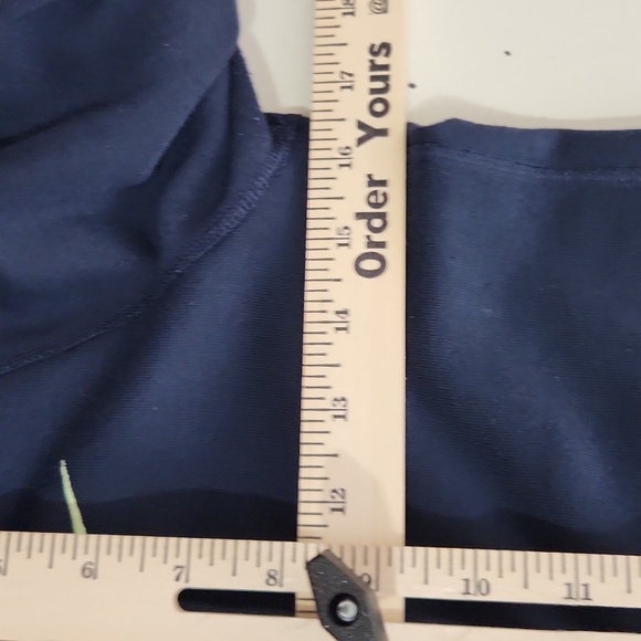 Nike Jacket womens Dri Fit Size Xs Blue Light Green Thumb Holes Has Flaws - Picture 10 of 10